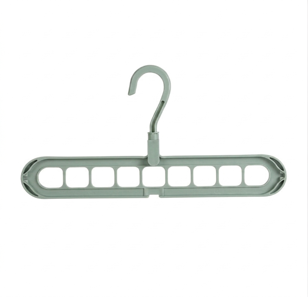 Space saving closet hanger sage